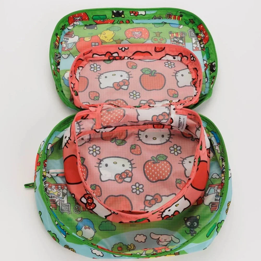 NWT Baggu Packing Cube Set - Hello Kitty & Friends - Picture 7 of 9